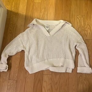Beige, Abercrombie sweater, size small